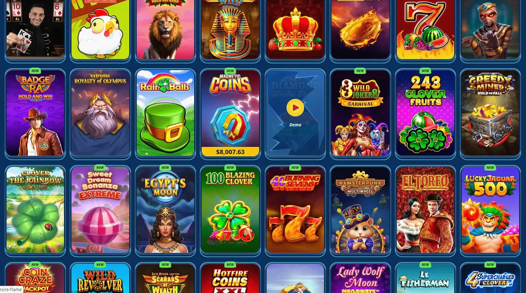 Interface du casino en ligne Mad sur mobile et desktop